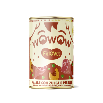 Wowow Pork with Pumpink & Peas - Adult - 400 g