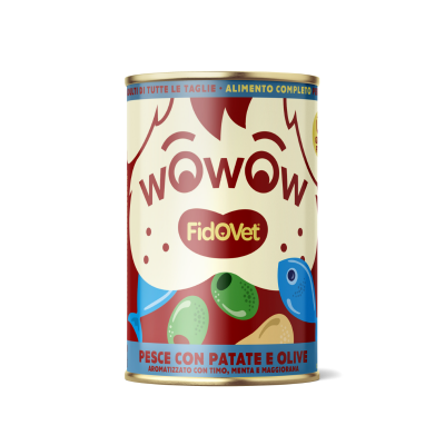 Wowow Fish with Patatoes & Olives - Adult - 400 g