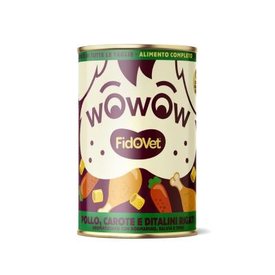 Wowow Chicken with Carrots and Ditalini Rigati - Adult - 400 g