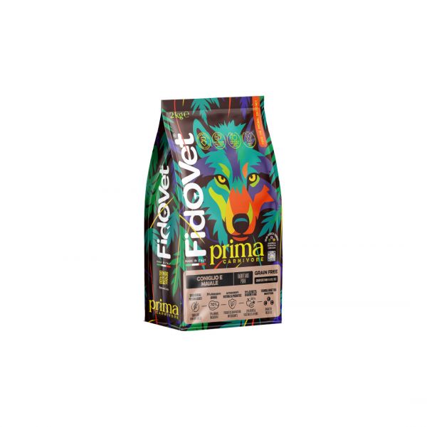 PRIMA Carnivore Grain Free Coniglio e Maiale 2 Kg